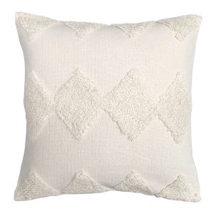 ABERDEEN CUSHION CREAM - 50X50 FEATHER FILL