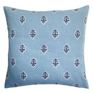 BALMAIN CUSHION BLUE - FEATHER FILL 50X50