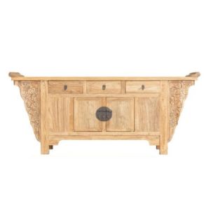 SEYCHELLES ORNATE BUFFET- YTE0218 -RECYCLED ELM C5 - 194 X 44 X 90