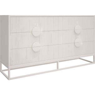 BLANCO 6 DRAWER DRESSER- WHITE - 1500 X 450 X 770