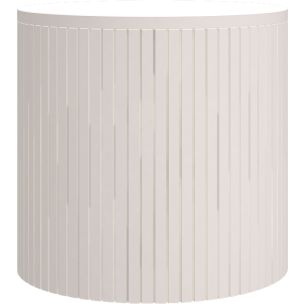 BLANCO ROUND SIDE TABLE - WHITE - 500X500