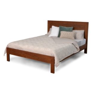 COTTESLOE KING BED LIGHT BROWN