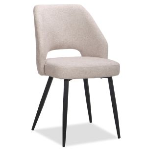 ELLIE DINING CHAIR - BEIGE FABRIC