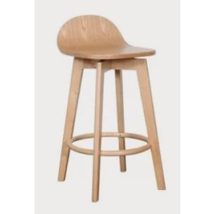 CAULFIELD BAR STOOL 660H - SEAT-NAT VENEER / NAT VENEER FRAME