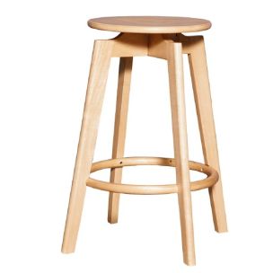 SANDOWN STOOL NATURAL FRAME NATURAL SEAT