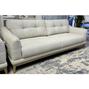 CELESTE 2 + 3 SEATER SOFA SET NATURAL FABRIC