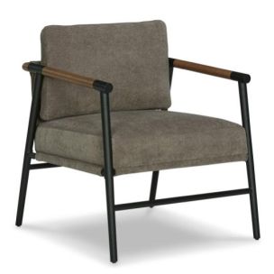 HARLOW ARMCHAIR - STORM BOUCLE FABRIC - A3000628