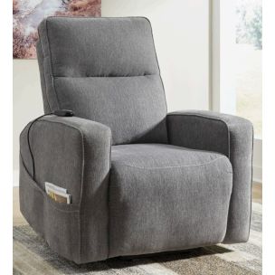 JACKSON POWER LIFT RECLINER - GREY FABRIC