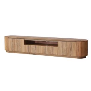 FREMANTLE TV UNIT - MARRI TIMBER - 2400 X 450 X 450H