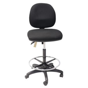 COMMERCIAL MEDIUM BACK OFFICE CHAIR BLACK