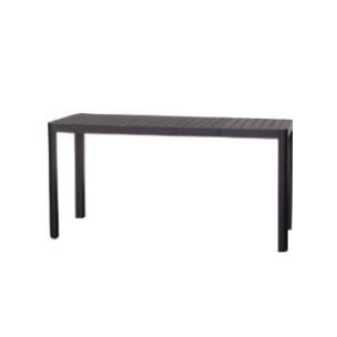 AZURA OUTDOOR EXT BAR TABLE - GUNMETAL - 1490X990 TO 1940X990