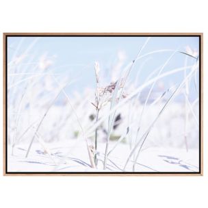 GRASS ON BEACH 1 - FRAMED CANVAS ARTWORK 700X1000