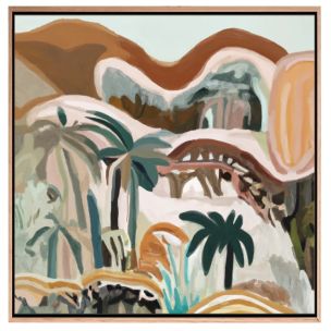 HILLS 1 - FRAMED CANVAS ARTWORK 900X900