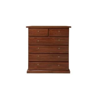 HUNTER 6 DRAWER TALLBOY - WALNUT