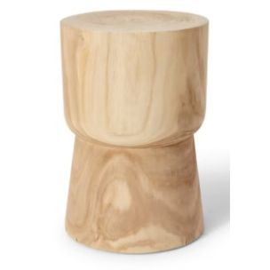 KALYN STOOL - NATURAL TIMBER 31X31X45