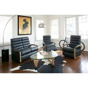 LAZBOY ANIKA (OAK ARM) LEATHER COLLECTION