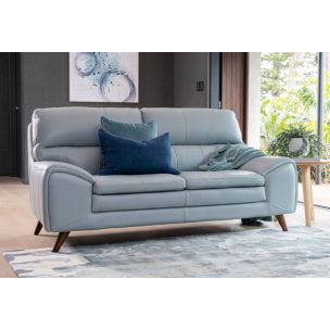 SPLENDOR 2.5 SEATER SOFA - CAPE AQUA LEATHER
