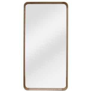 ALEENA OAK MIRROR 90 X 180