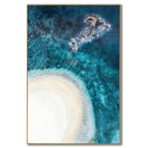 MOVING TIDES A FRAMED CANVAS ARTWORK 100X150