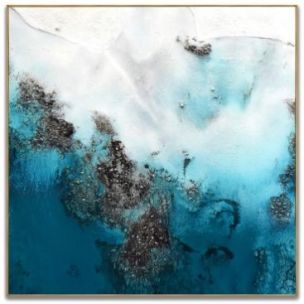 MOVING TIDES B FRAMED CANVAS ARTWORK 120 X 120