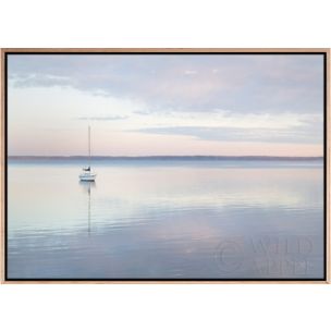 SAILBOAT IN BELLINGHAM BAY I - FRAMED CANVAS ARTWORK 915X1295