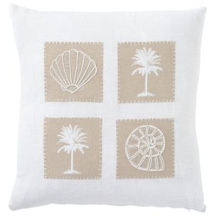 BERMUDA ISLAND 50X50 CUSHION - FEATHER FILL