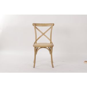 SABAH PURE OAK - CROSS BACK CHAIR - OAK