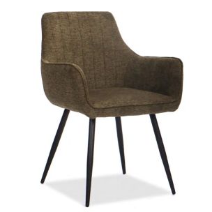 SOPHIA DINING CHAIR - OLIVE FABRIC CC054