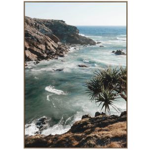 SUMMER VIBES A FRAMED CANVAS ARTWORK - 95X135