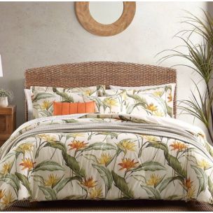 TOMMY BAHAMA BIRDS OF PARADISE QUILT COVER SET - QUEEN