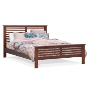 TOWN HOUSE QUEEN BED - WALNUT FINISH