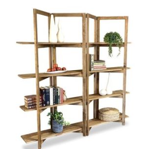 NORFOLK BOOKCASE - BIFOLD 1800X1800