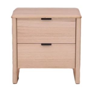 YARRA BEDSIDE TABLE - NZ ASH TIMBER - 550X400X550H