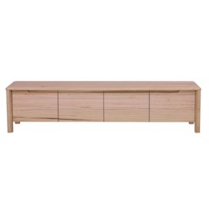 YARRA TV UNIT 1800 X 450 X 420H - NEW ZEALAND ASH TIMBER