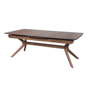 YORK EXTENSION DINING TABLE 1600W-2000W - LIGHT WALNUT