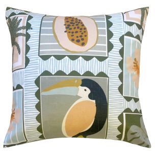 POSTCARDS OUTDOOR CUSHION 50X50