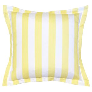 TORQUAY STRIPE OUTDOOR CUSHION 50X50 - LEMON