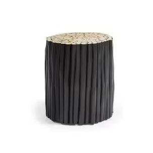 FILIPPO SIDE TABLE TEAK WOOD BLACK