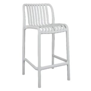 VOYAGE BAR CHAIR WHITE 650 SEAT HEIGHT