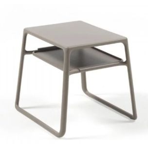 NARDI POP SIDE TABLE - TORTORA (TAUPE) - ITALIAN RESIN